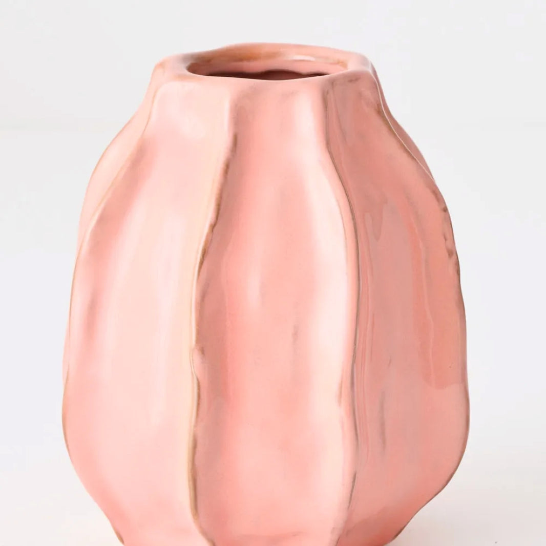 Penelope Vase Coral Pink