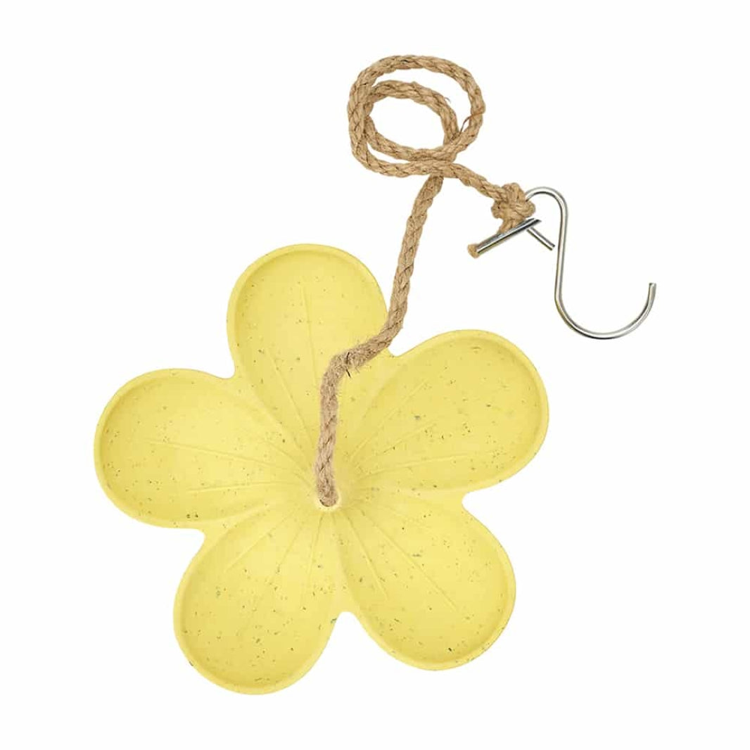 Hanging Bird Feeder - Yellow