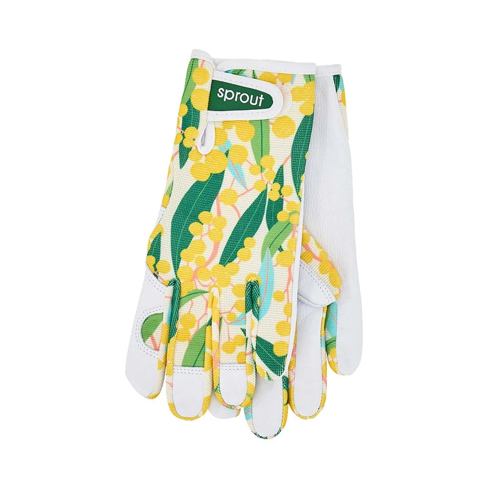 Sprout Gardening Gloves - Golden Wattle