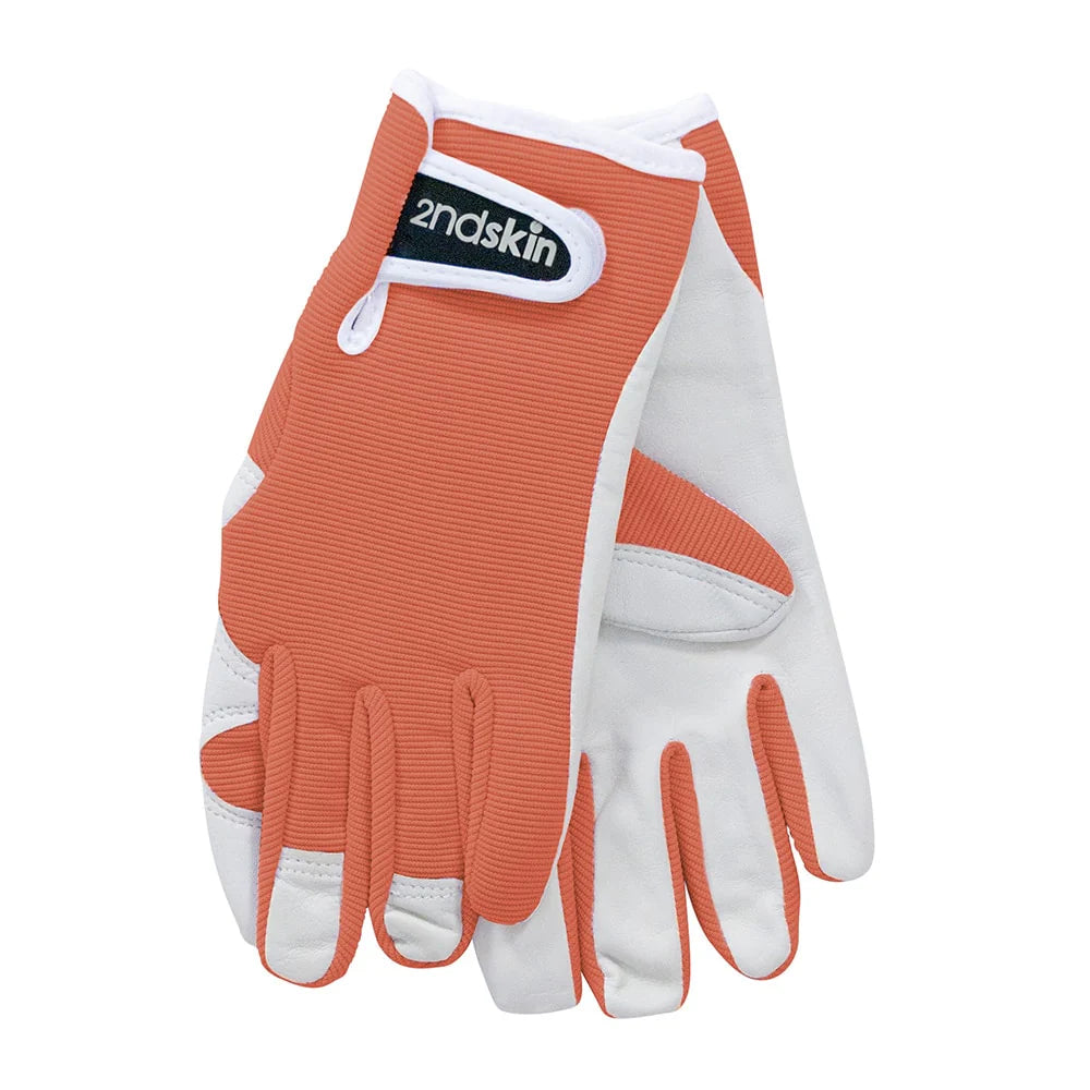 2nd Skin Goatskin Gardening Gloves - Terracotta