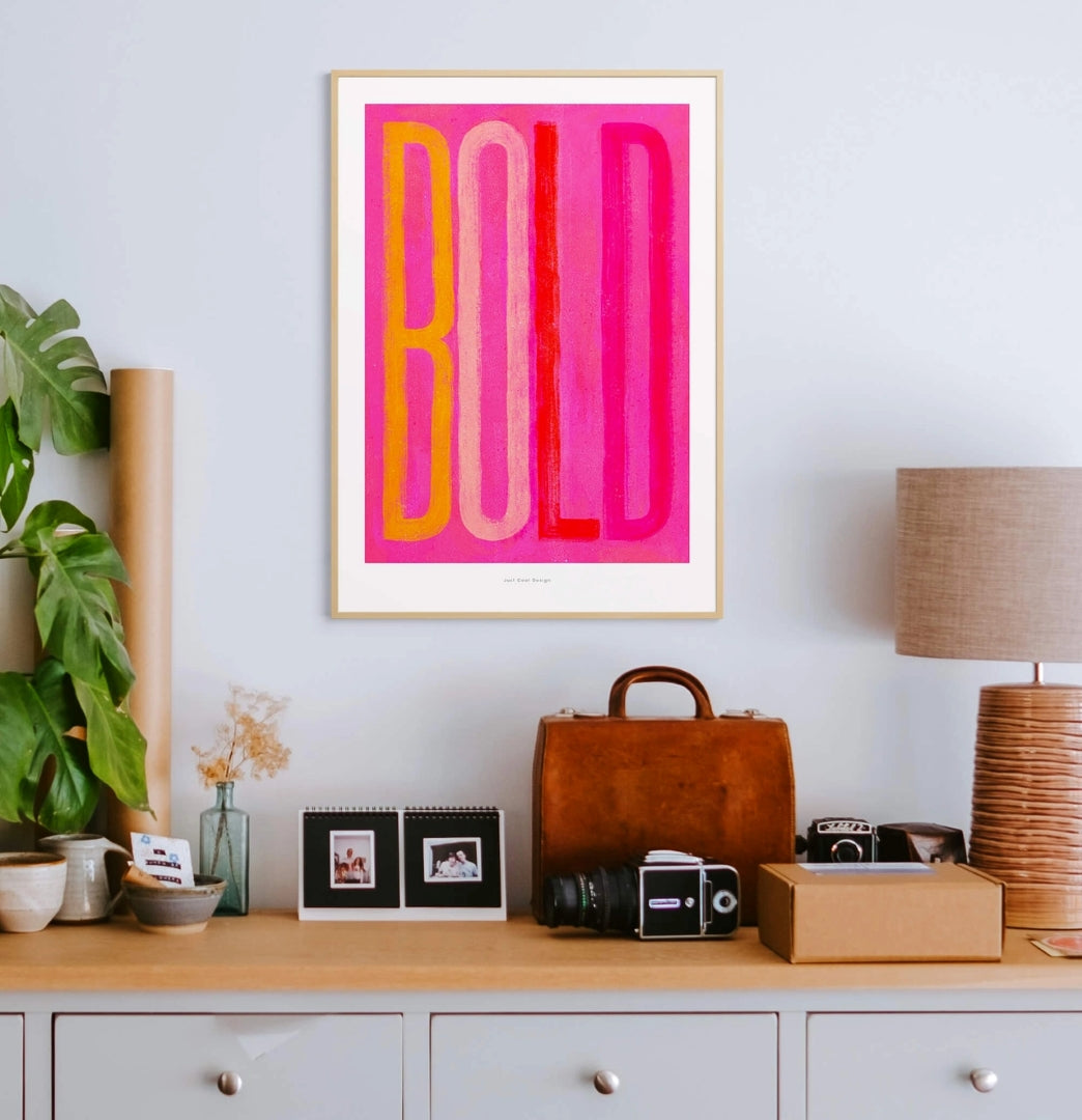 Bold - A4 Wall Art Print
