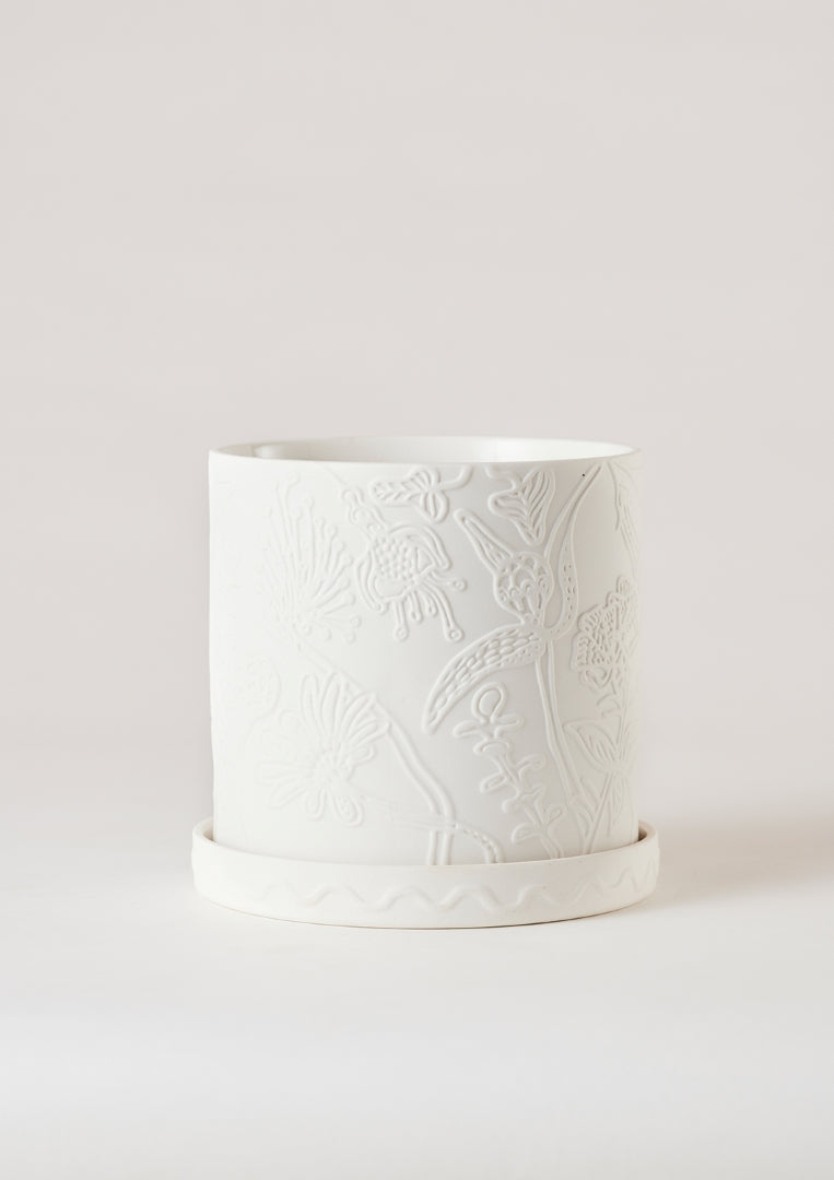 Callista Plant Pot White
