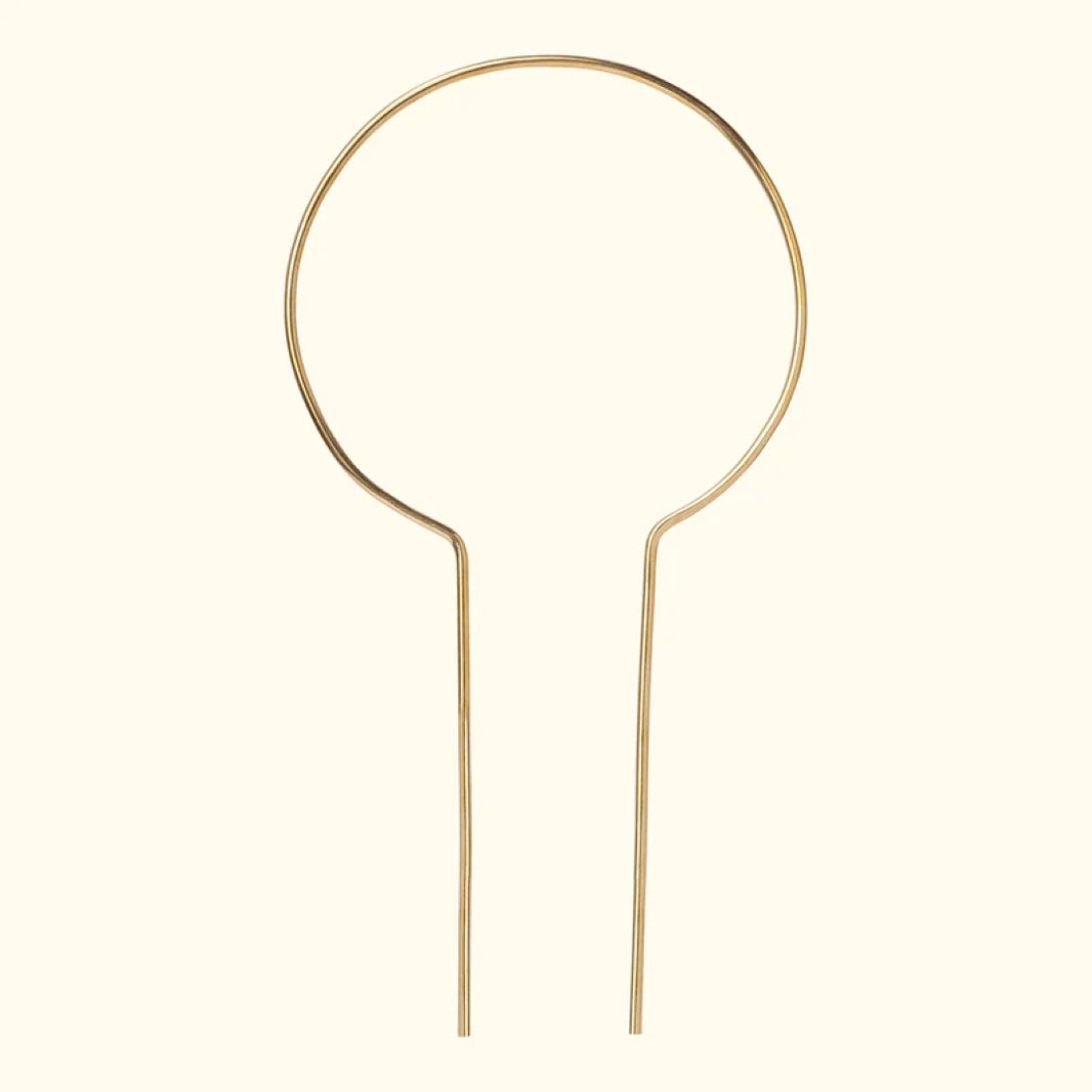 Circle Brass Plant Stake