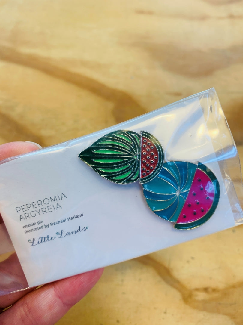Peperomia Argyreia - Enamel Pin