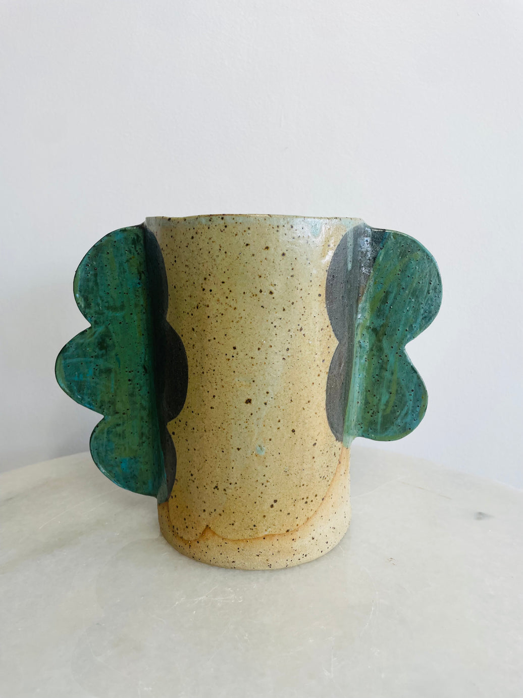 Winged Ceramic Vase