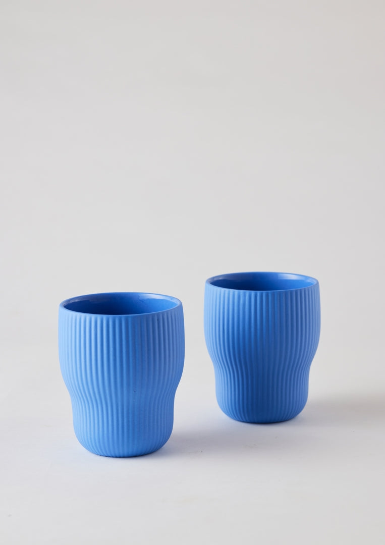 Pigment Latte Cups - Cobalt (set 2)
