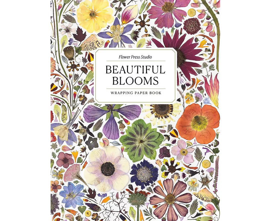 Beautiful Blooms Wrapping Paper Book