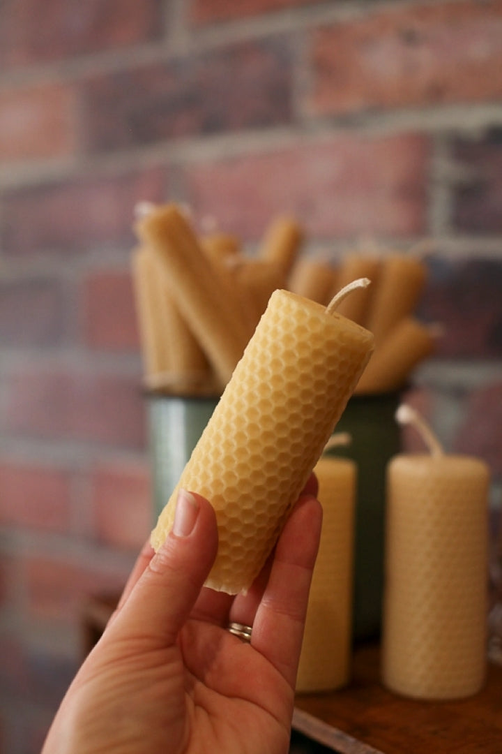 Beeswax Rolled Candle