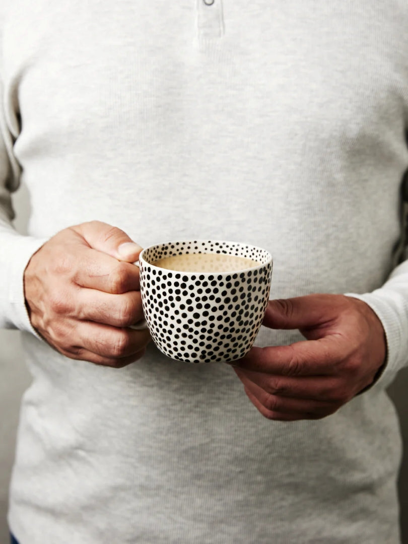 Black Sprinkle Mug