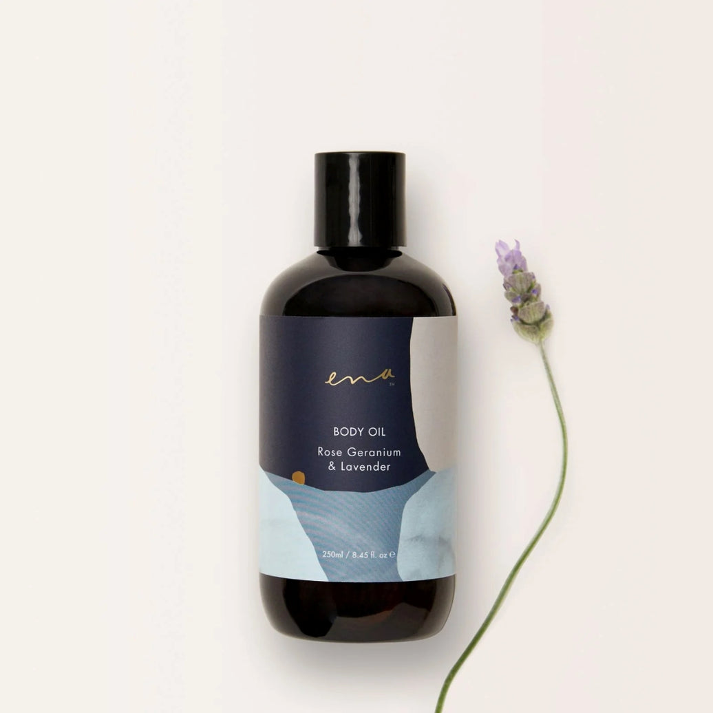 Rose Geranium & Lavender Body Oil 250ml