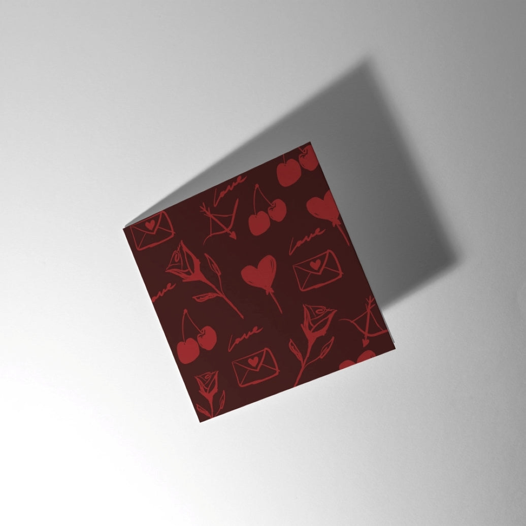 Cupid Wine Greeting Card