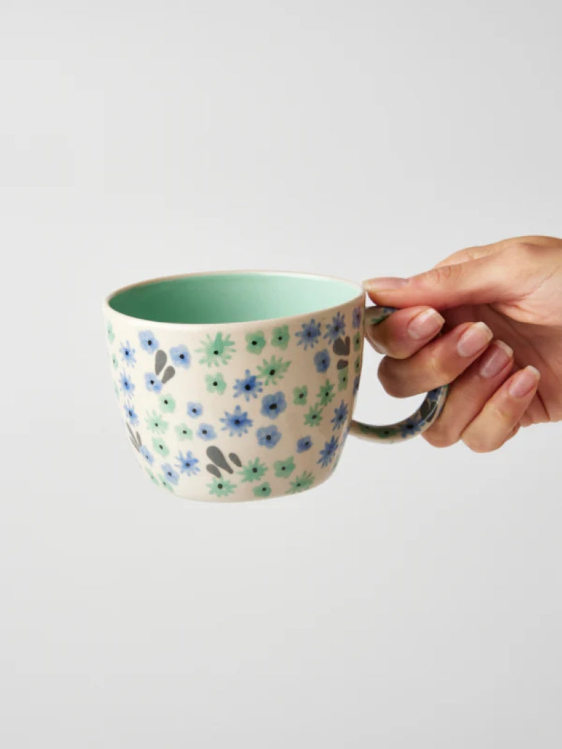 Ditsy Mint Mug