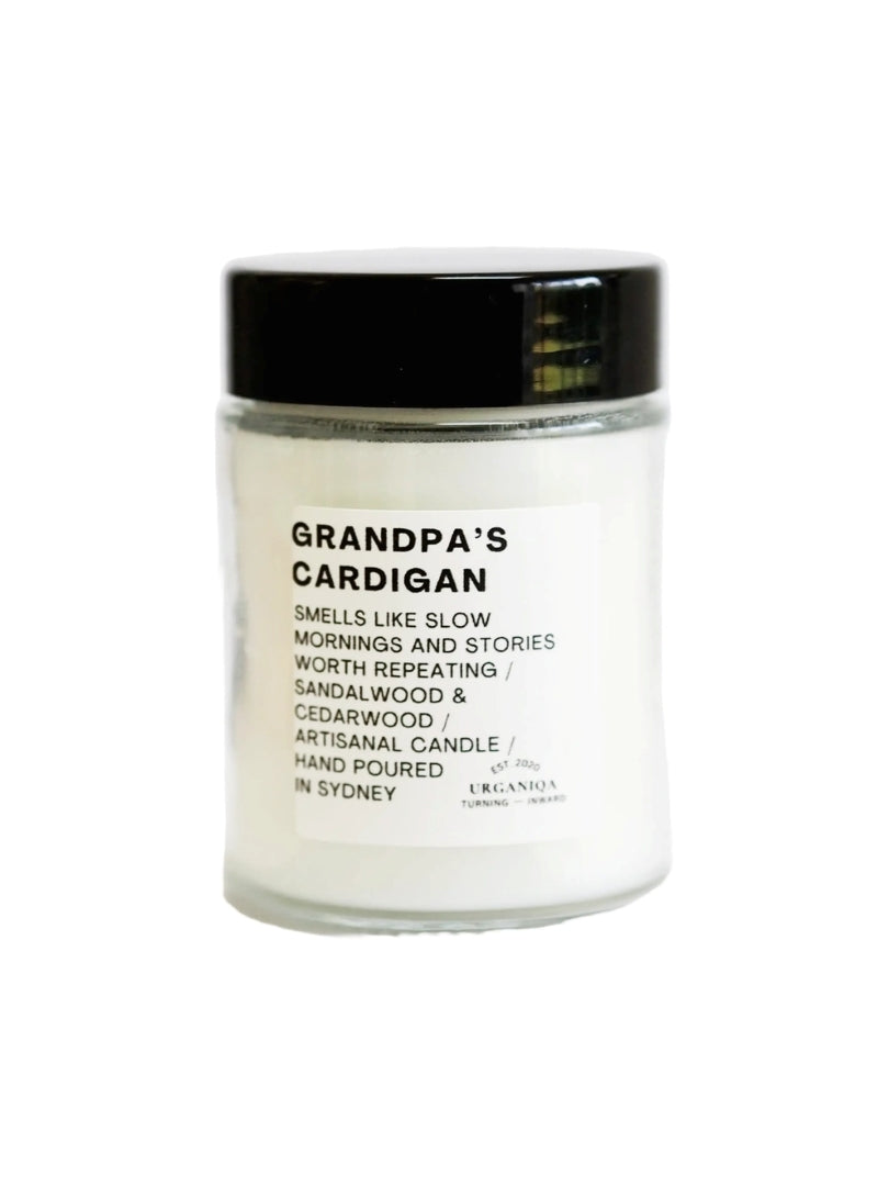 Grandpa's Cardigan - scented soy candle
