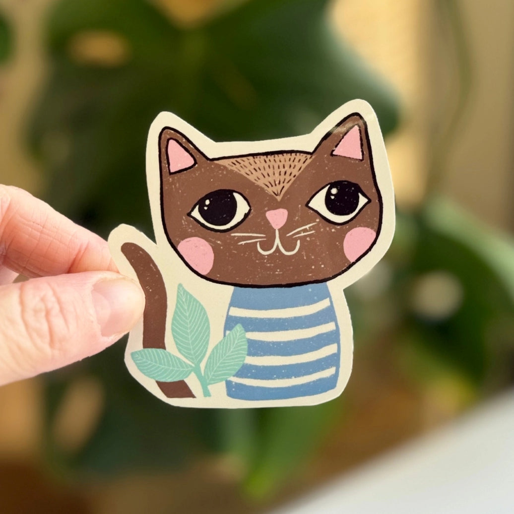 Kitty Kat Vinyl Sticker