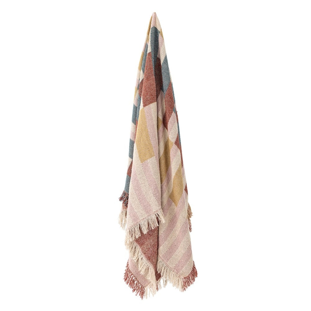 Lane Throw - Brown, Recycled Cotton