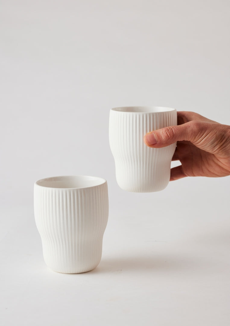 Pigment Latte Cups - Snow (2 set)