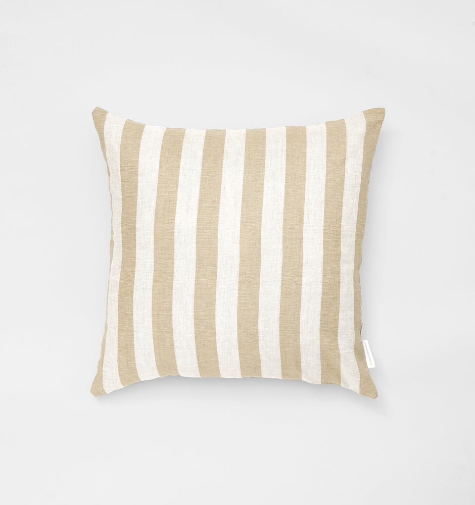 Stripe Fawn Square Cushion