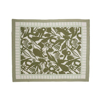 Abstract Gum Knitted Cotton Throw