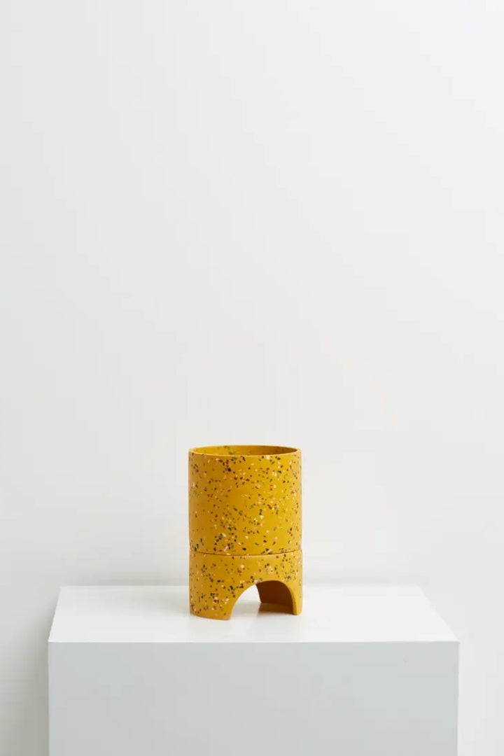 Archie Pot Golden Terrazzo