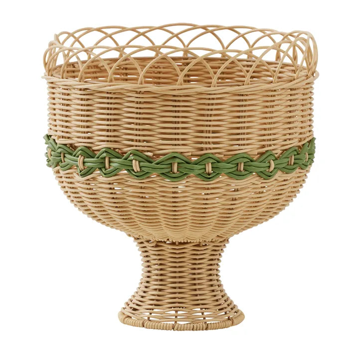 Bonita Woven Footed Bowl