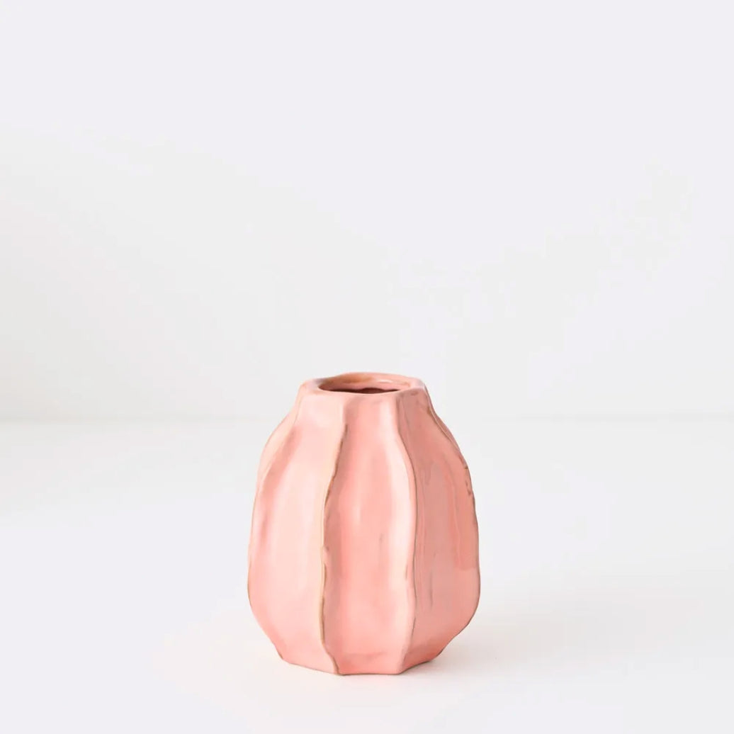 Penelope Vase Coral Pink