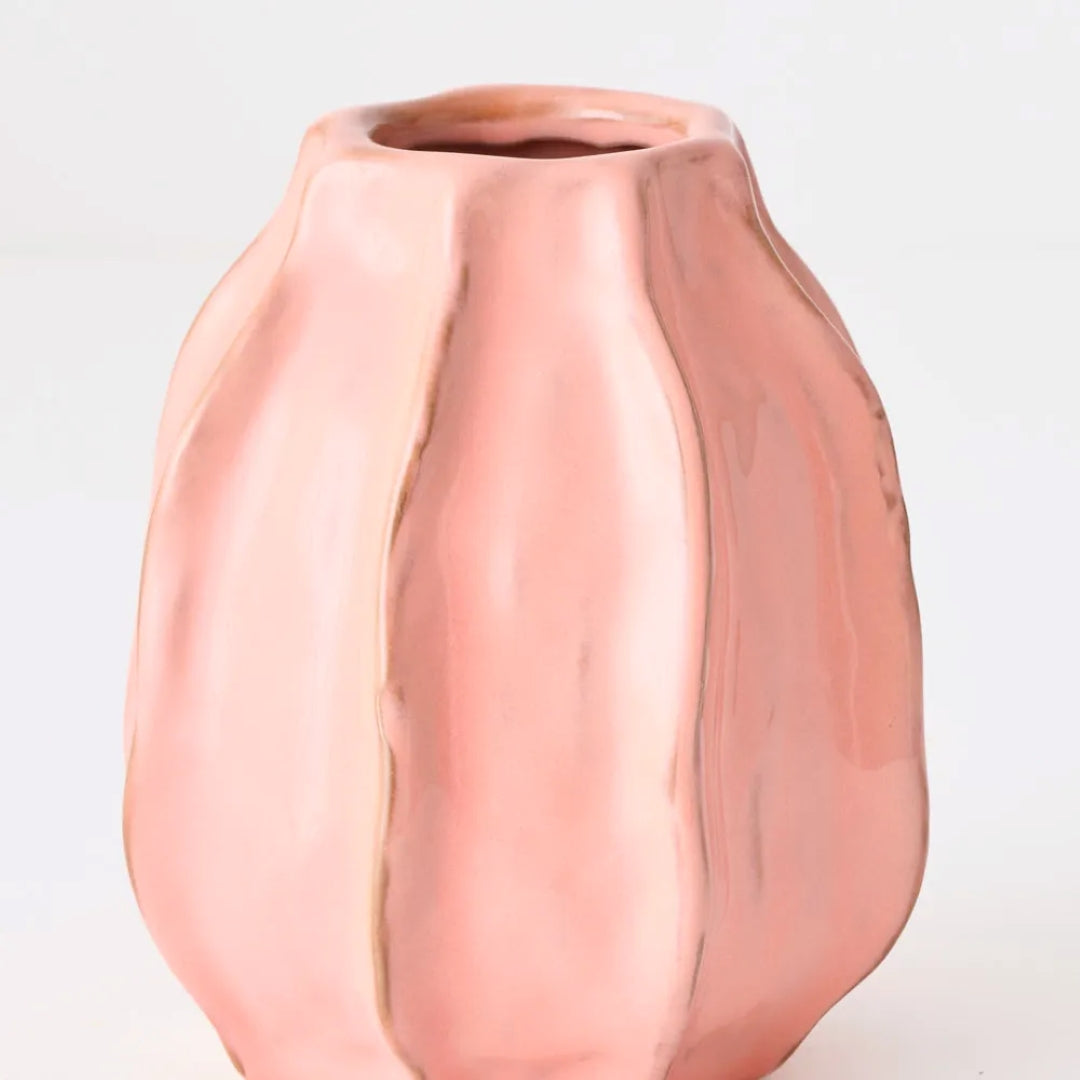 Penelope Vase Coral Pink