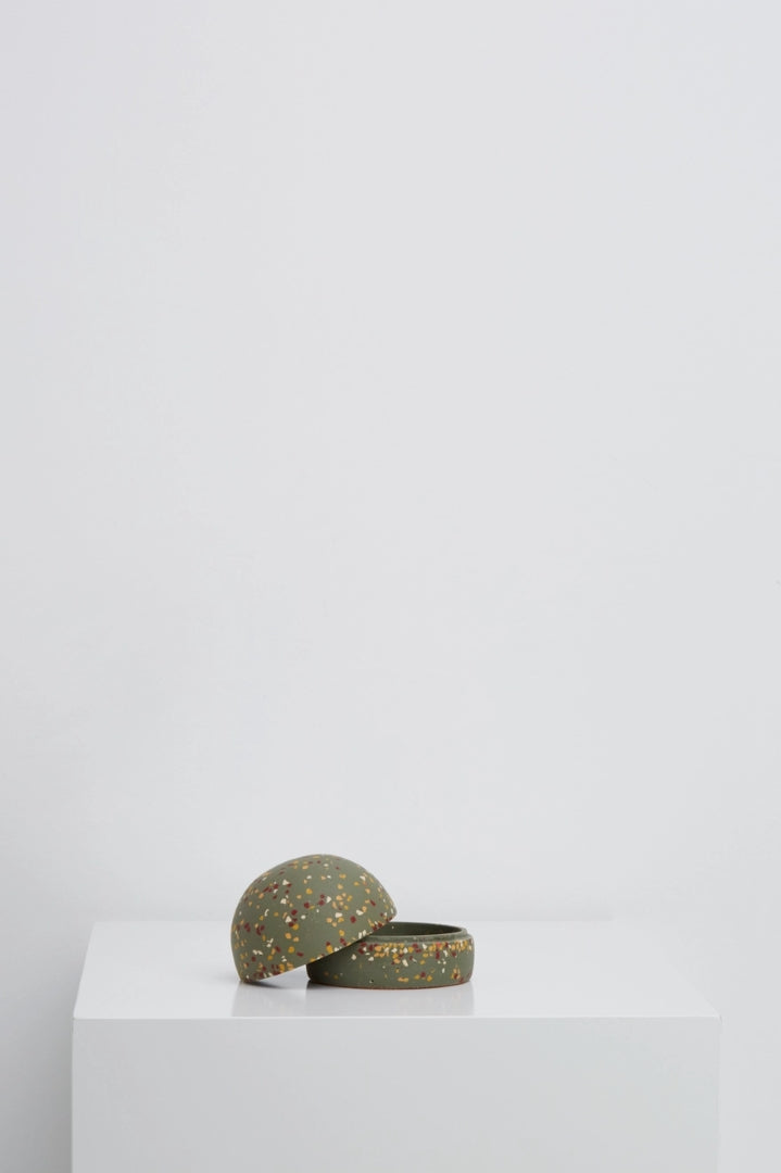 Terrazzo Dome Keepsake Box - Agave
