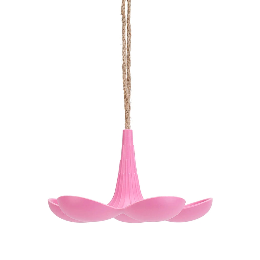Hanging Bird Feeder - Pink