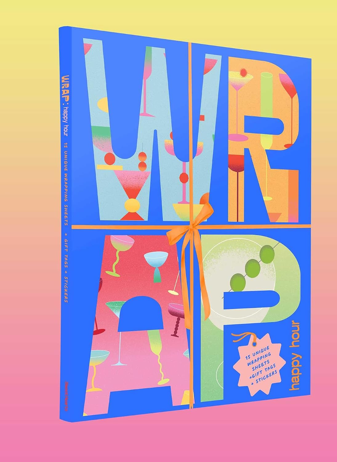 Wrap: Happy Hour Wrapping Paper Book