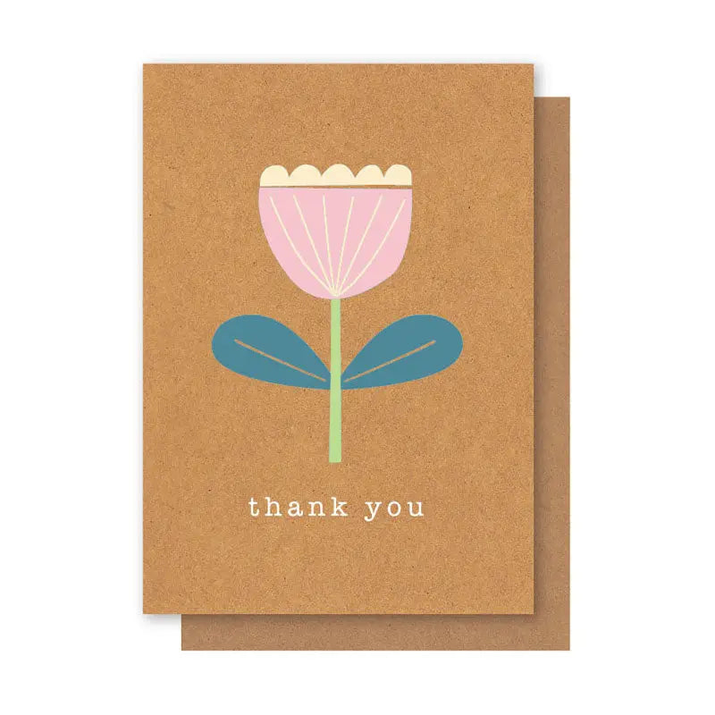 Thank You Tulip Greeting Card