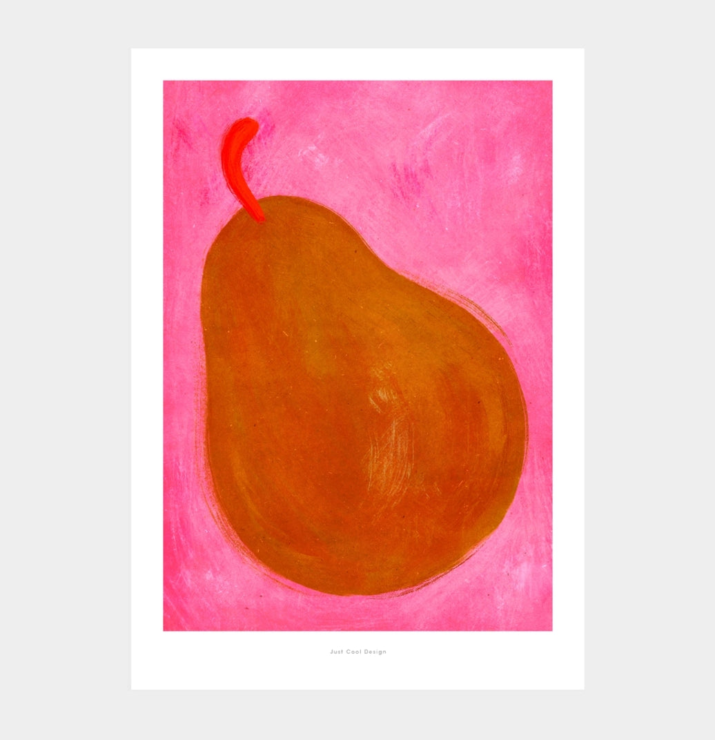 Pear - A4 Wall Print