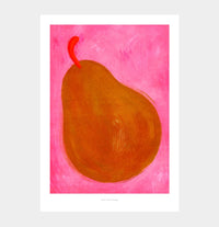 Pear - A4 Wall Print