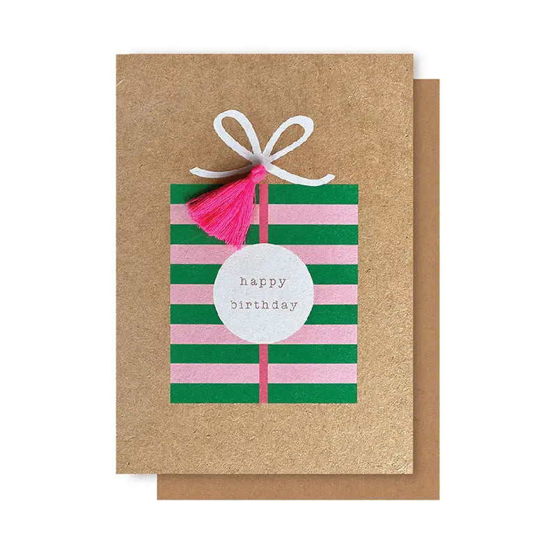 Present and Tassel Greeting Card