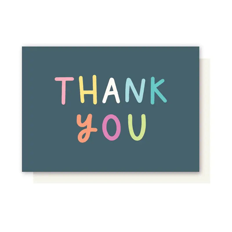 Thank You Blue Greeting Card