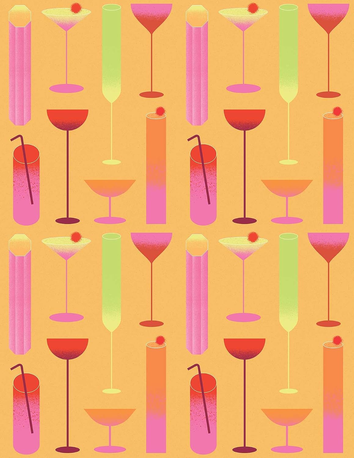 Wrap: Happy Hour Wrapping Paper Book