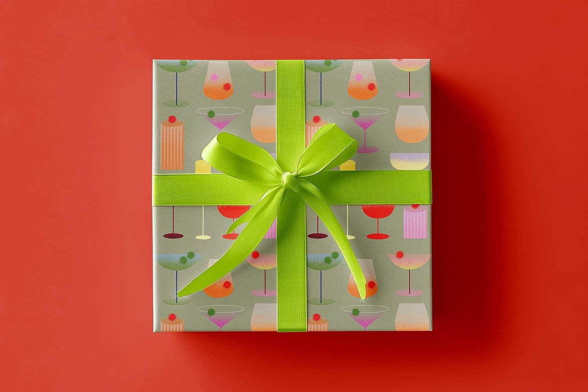 Wrap: Happy Hour Wrapping Paper Book