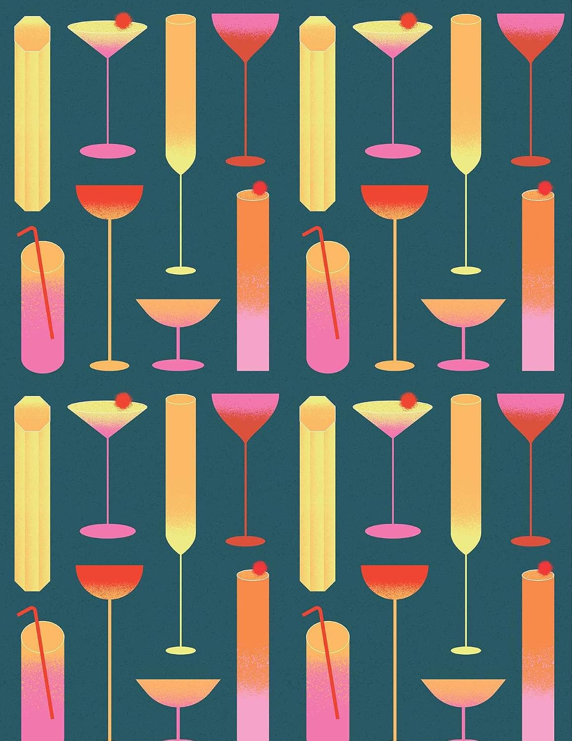 Wrap: Happy Hour Wrapping Paper Book