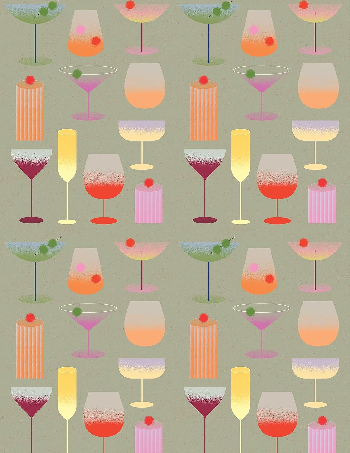 Wrap: Happy Hour Wrapping Paper Book