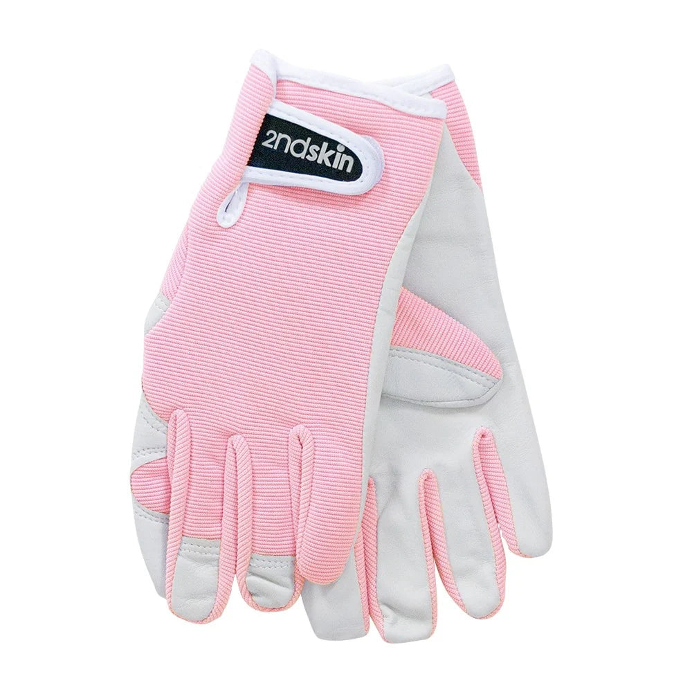 2nd Skin Goatskin Gardening Gloves - Pale Pink