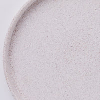 Speckled Tray White w/ Clay Speckle Medium