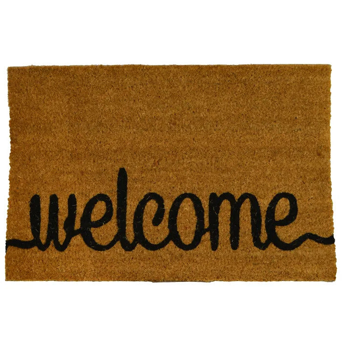 Welcome Coir Door Mat