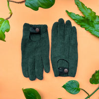 Leaf Cleaning Gloves - Green
