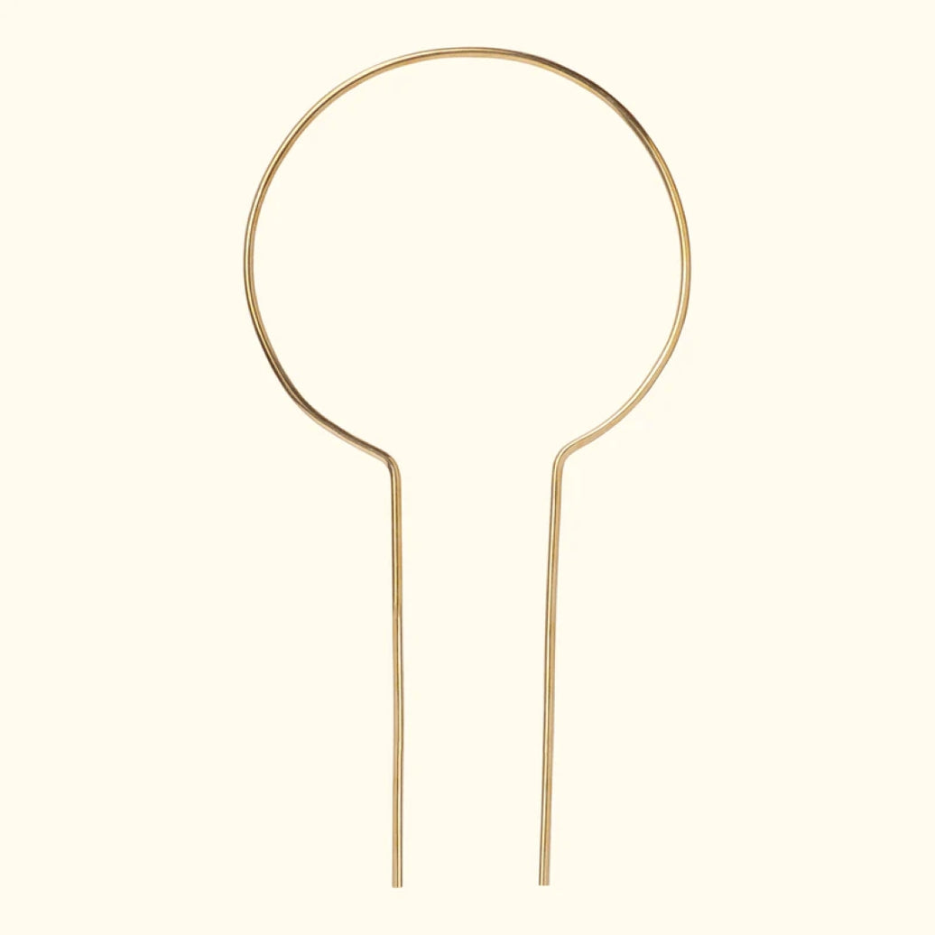 Circle Brass Plant Stake