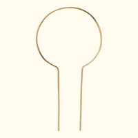 Circle Brass Plant Stake