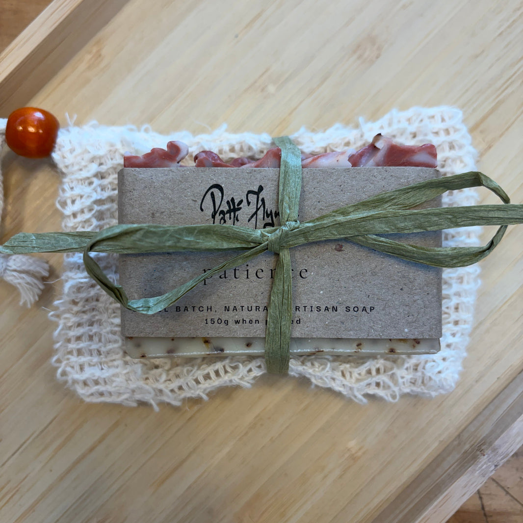 Patience Soap & Cotton Soap Saver Bag