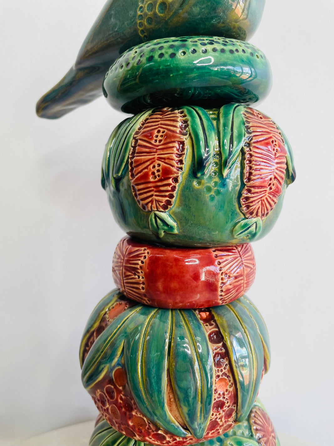Bottlebrush Ceramic Sculpture