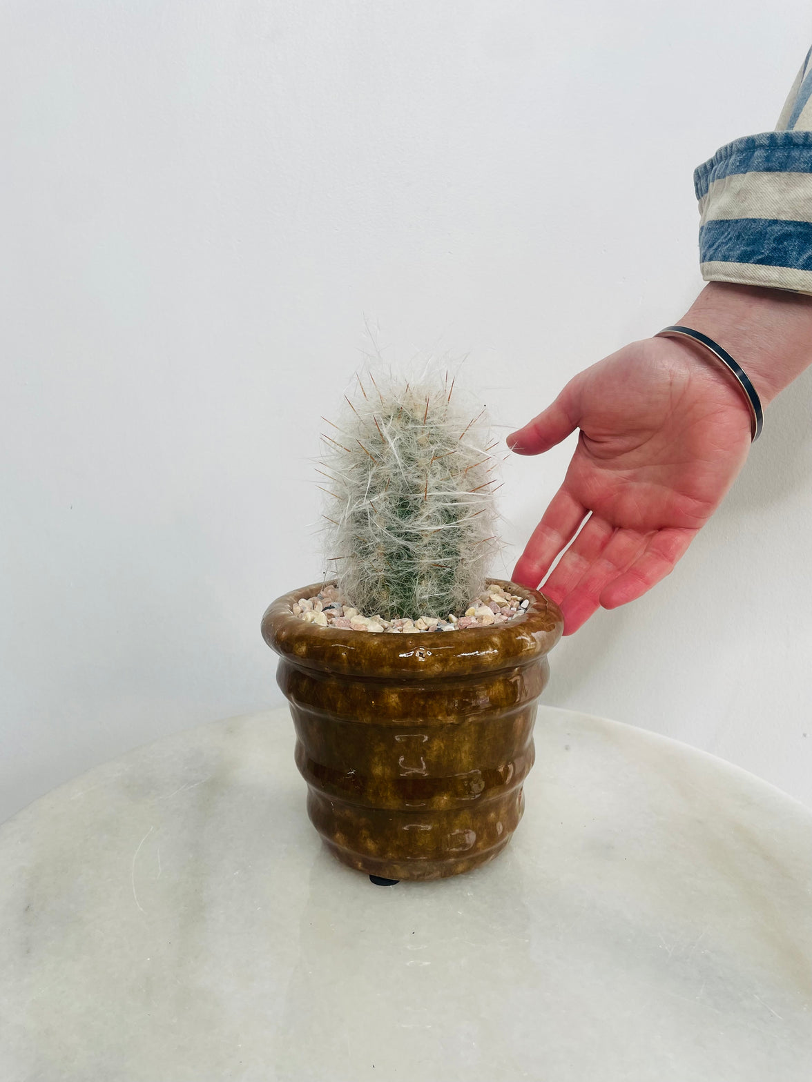 Old Man of the Mountain | Eli Ceramic Pot – Cinnamon Brown