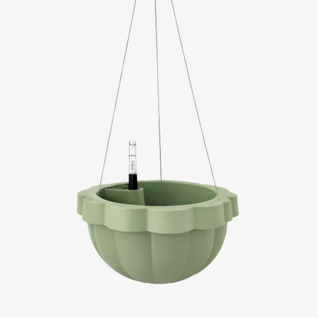 Poppy Self Watering Hanging Planter - Jade