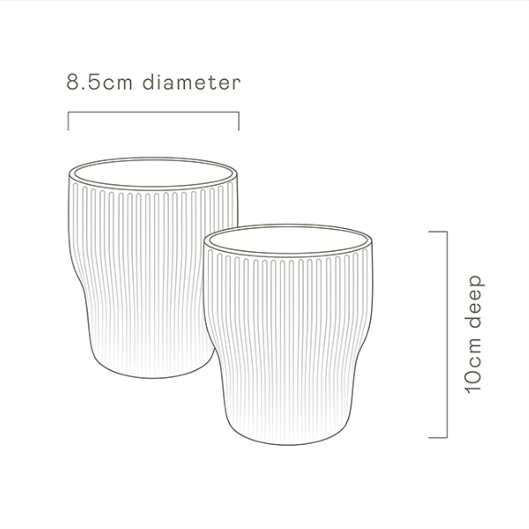 Pigment Latte Cups - Cobalt (set 2)