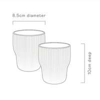 Pigment Latte Cups - Cobalt (set 2)